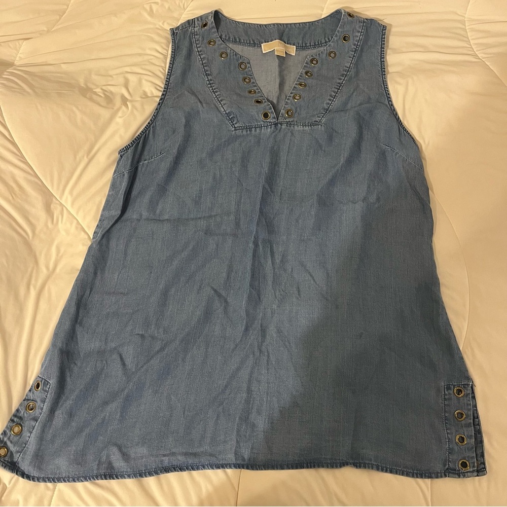 Michael Kors Blue Women's Denim Tank Top